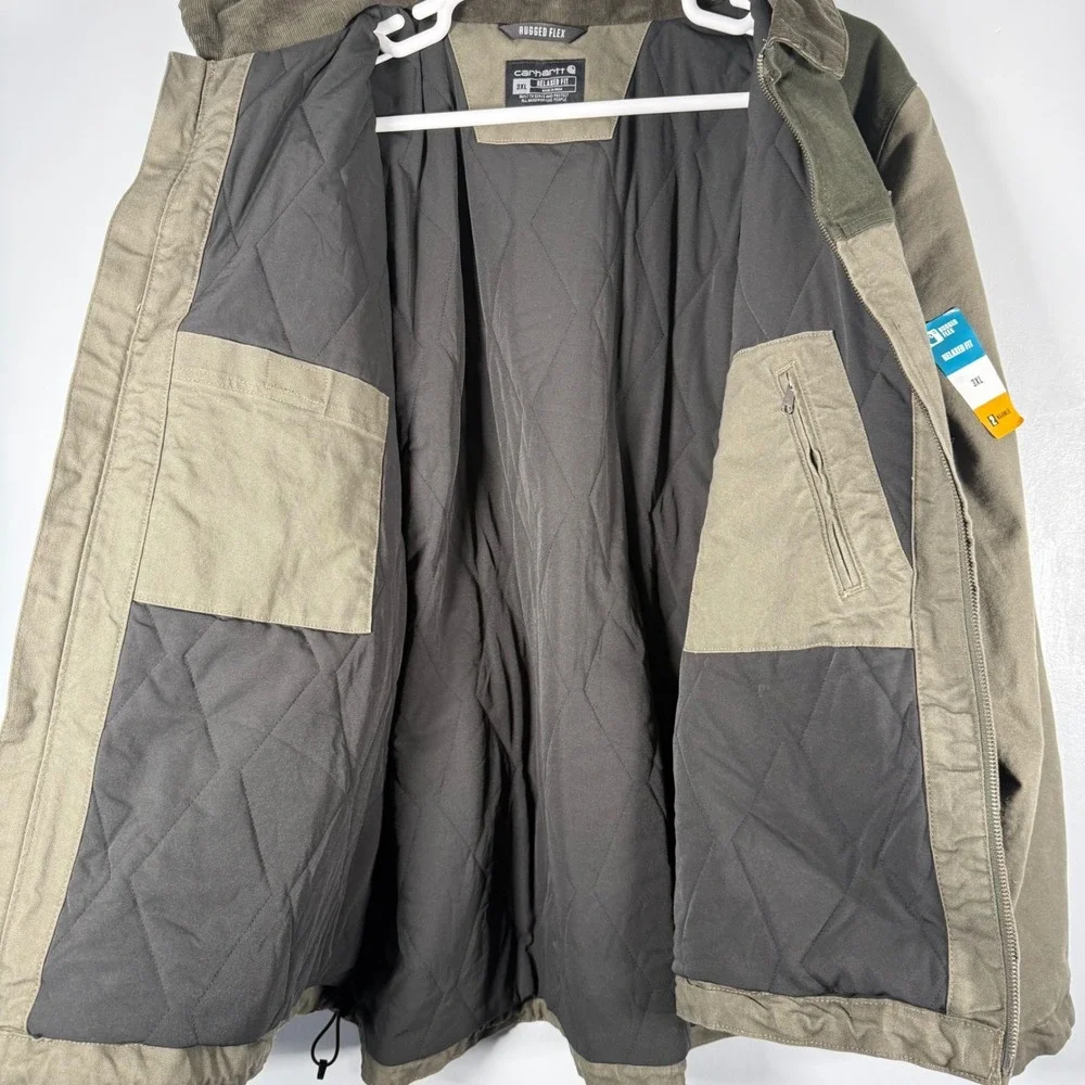 Carhartt Montana Duck Ervins Jacket Green 3XL Reg OJ6432-M NWT
